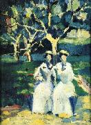 Two Women in a Gardenr, Kazimir Malevich